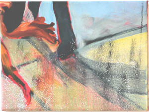 'Dancefloor', oil on canvas